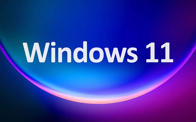 Technology, Windows 11, Blue, Purple, HD wallpaper