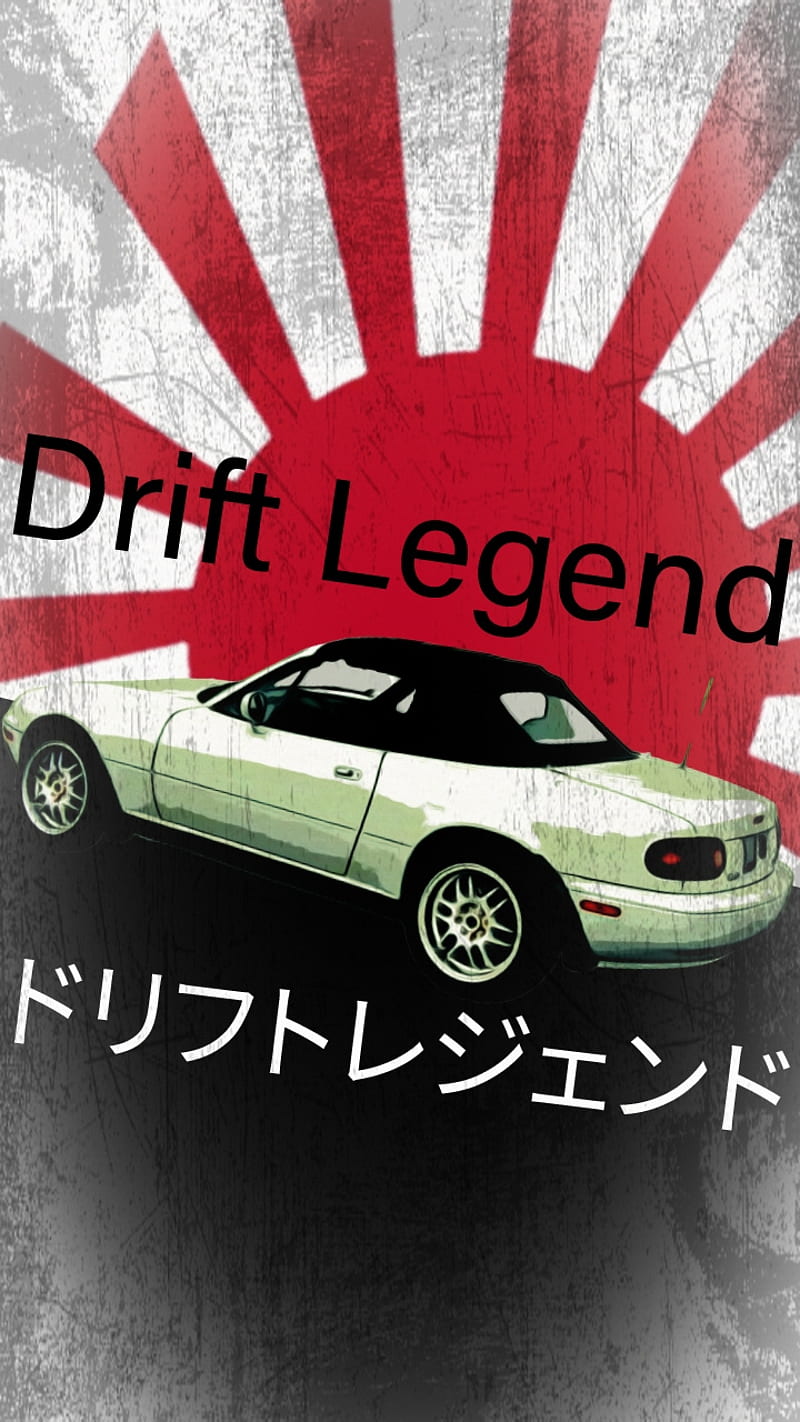 Drift Legend 8 Miata, english, japanese, HD phone wallpaper