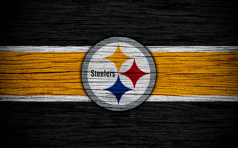 Pittsburgh Steelers, grunge, NFL, american football, NFC, USA, art, stone  texture, HD wallpaper