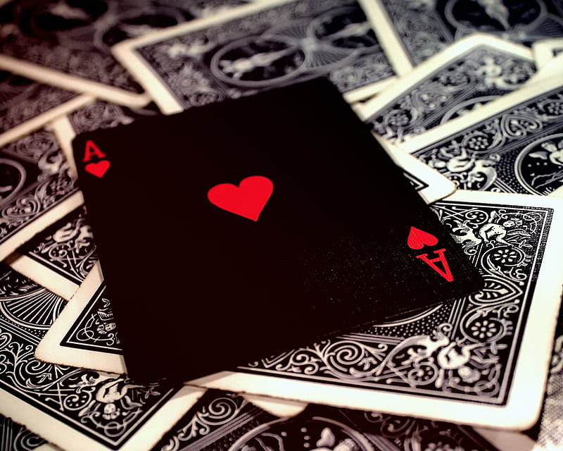 ace of hearts, cards, cool, entertainment, gamble, game, new, poker, HD wallpaper