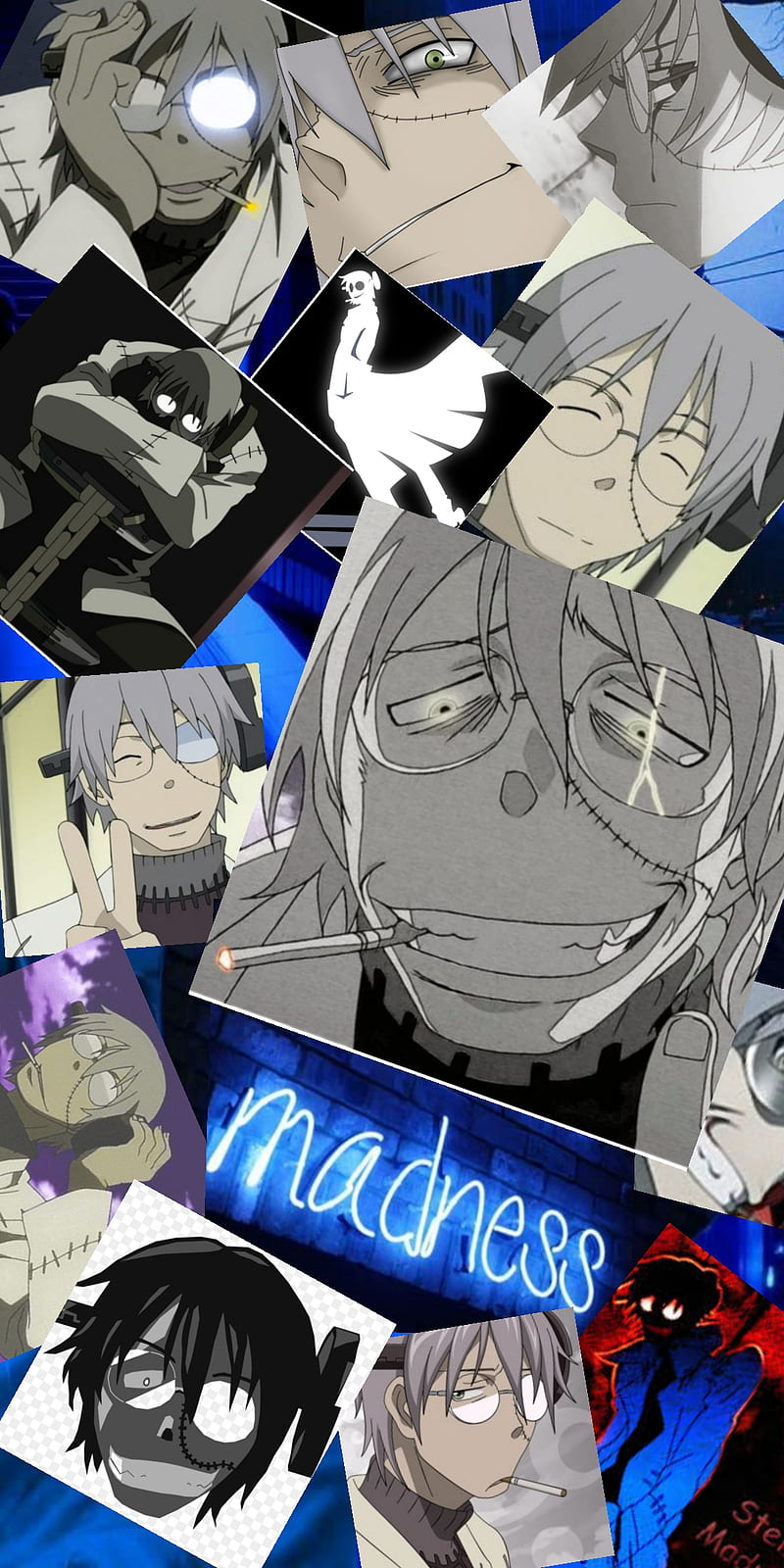 Download Dr Stein In His Lab From The Popular Anime Soul Eater Wallpaper |  Wallpapers.com