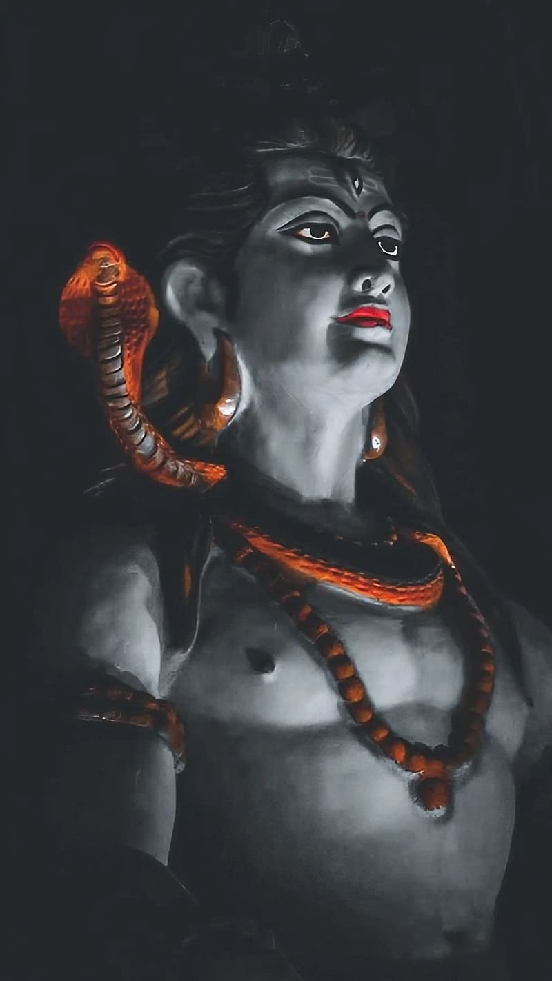 Mahakal Ke , Dark Aesthetic, lord shiva, hindu god, bhakti, devotional, HD phone wallpaper