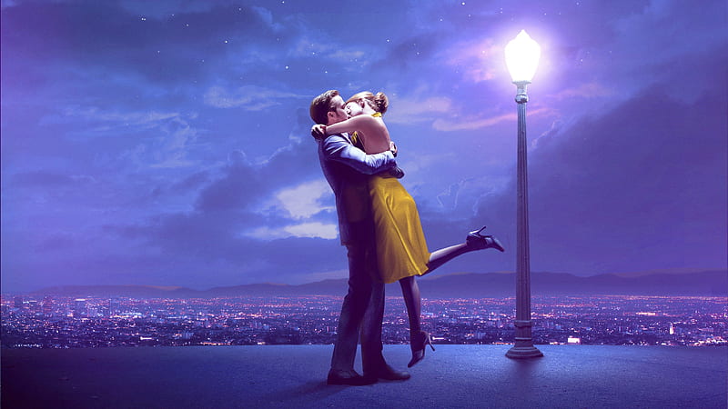 La La Land 2016, poster, Ryan Gosling, Emma Stone, HD wallpaper