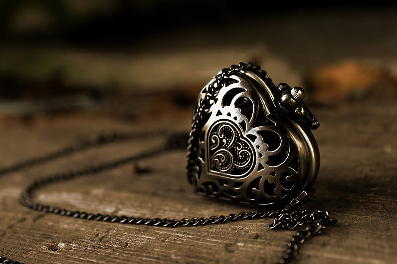 Heart, graphy, love, pendant, bonito, wood, jewelry, locket, HD wallpaper