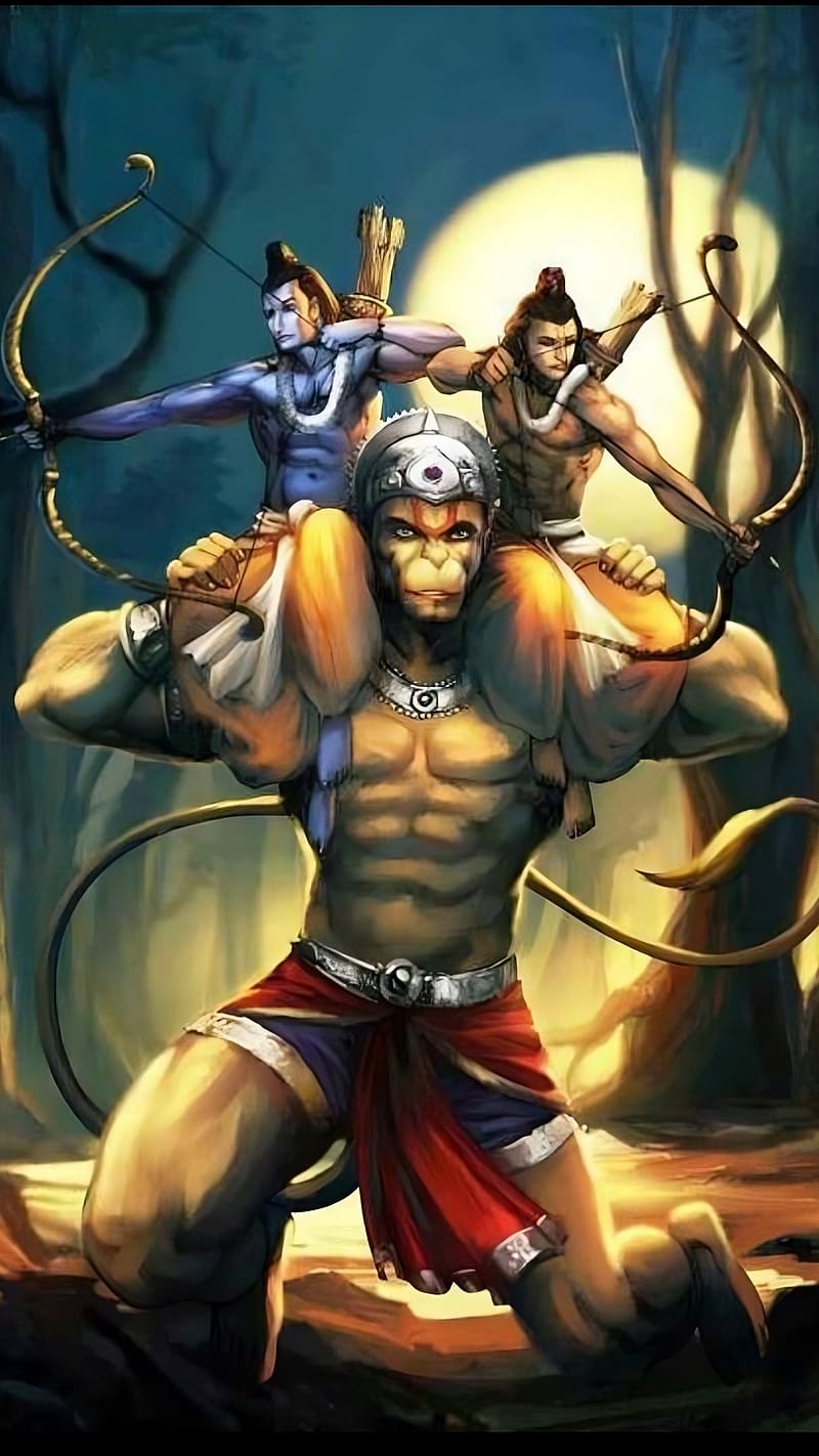 Hanuman Best, shree ram laxman, lord, god, HD phone wallpaper | Peakpx