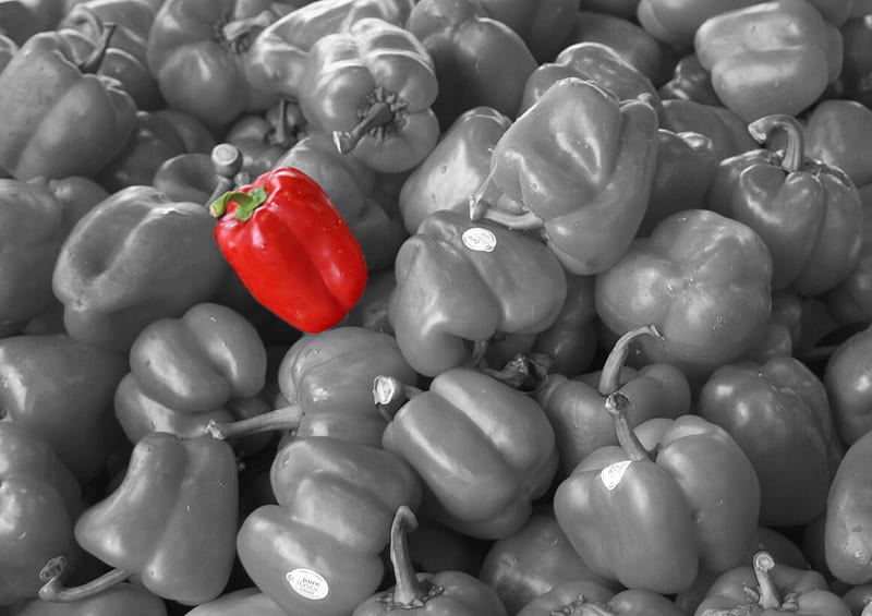 Red Pepper, Cooking, Pepper, Market, Vegetable, Food, Grocery, HD wallpaper