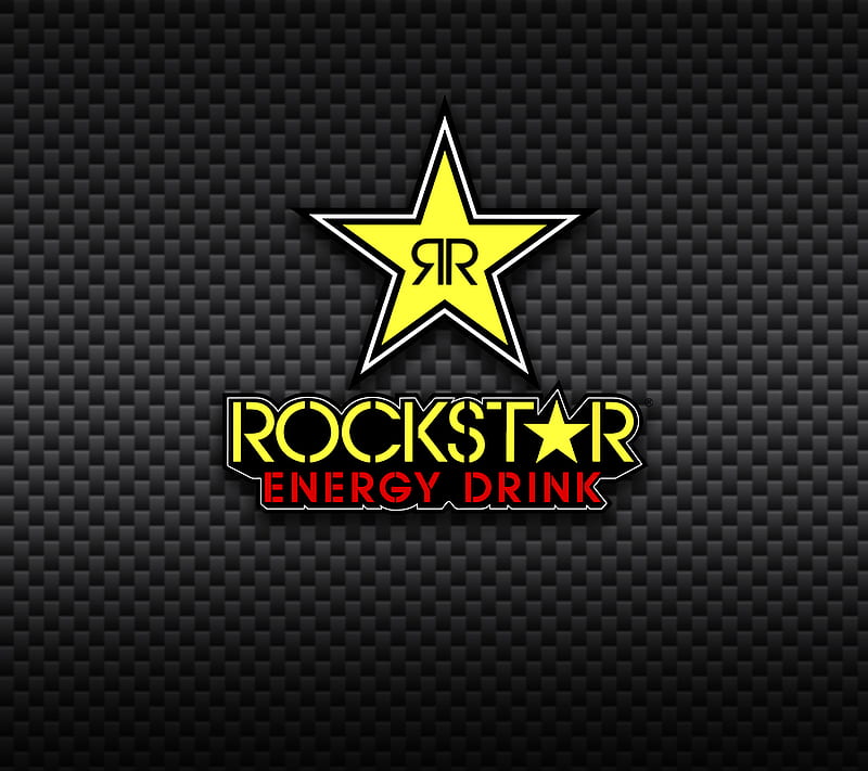 Rockstar, energy, logo, rock, star, HD wallpaper