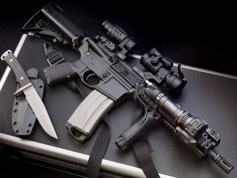 Gun, Weapons, Colt Ar 15, HD wallpaper