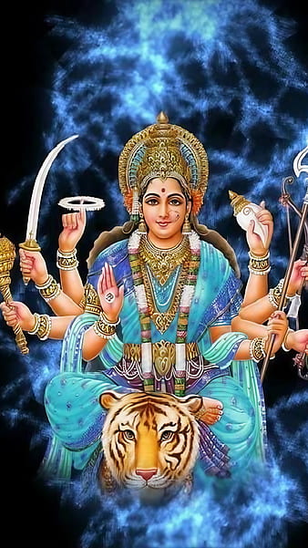 Nav Durga - Sherawali Mata Wallpaper Free Download