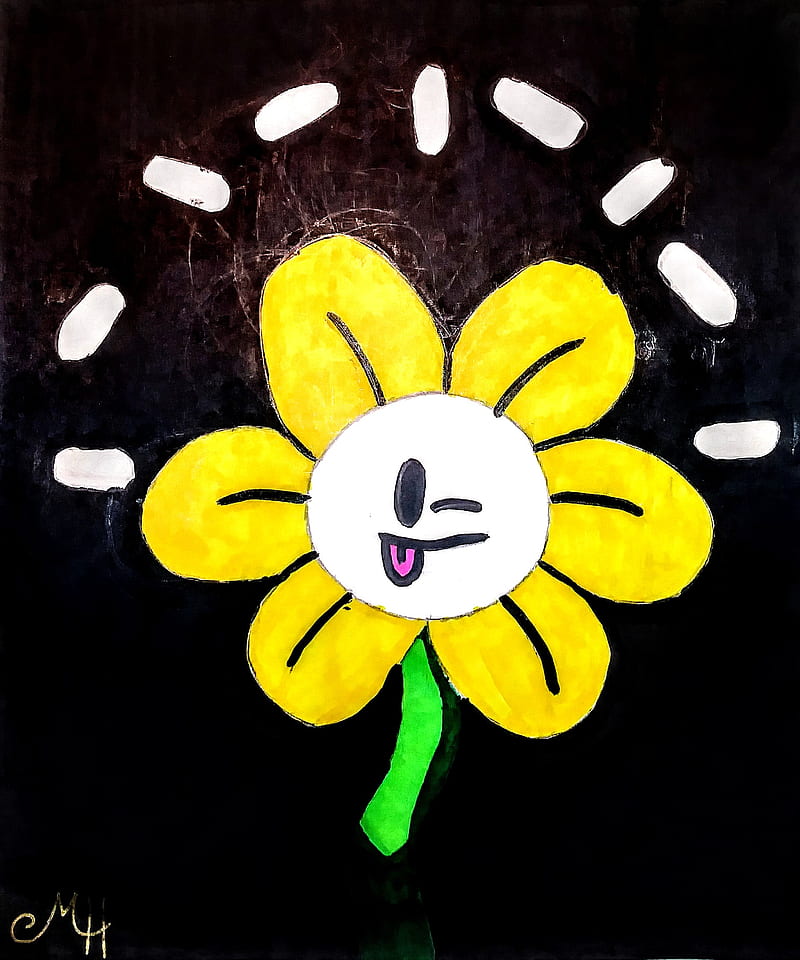 How to Draw Flowey - Undertale 