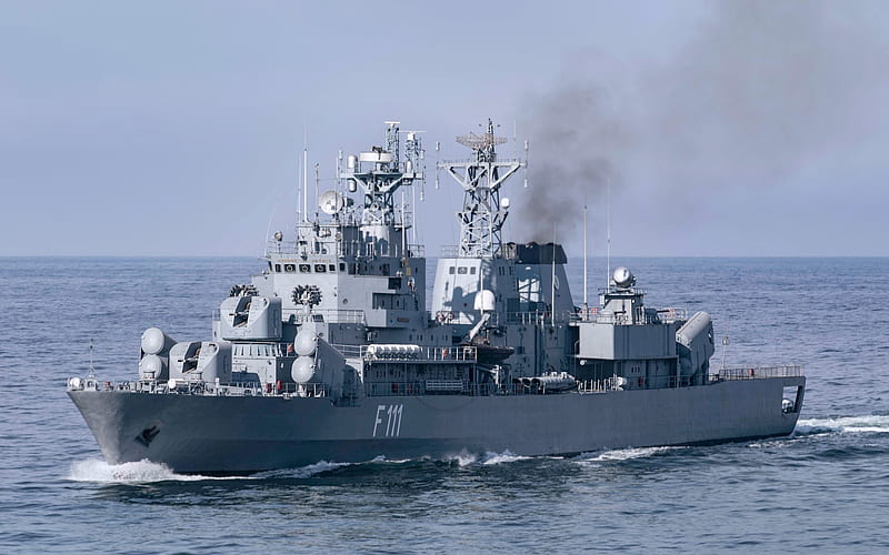 ROS Marasesti, Romanian Navy, Romanian frigate Marasesti, F111, warships, Black Sea, Frigate, HD wallpaper
