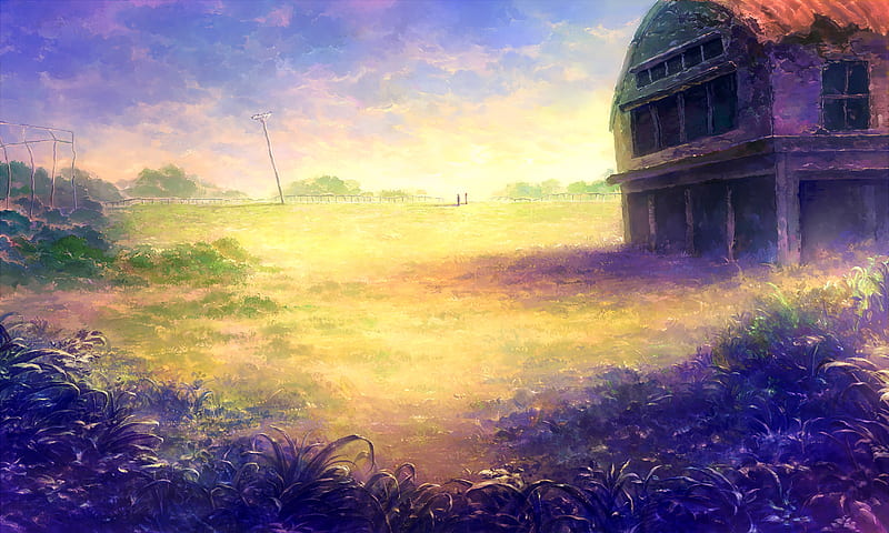 anime landscape, kimi no na wa, tachibana taki, miyamizu mitsuha, scenic, Anime, HD wallpaper