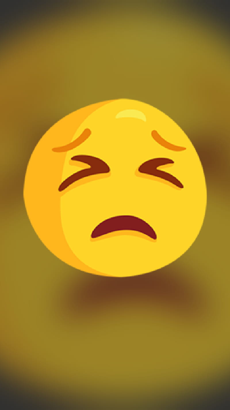 Misery, emoji, emotion, funny, HD phone wallpaper