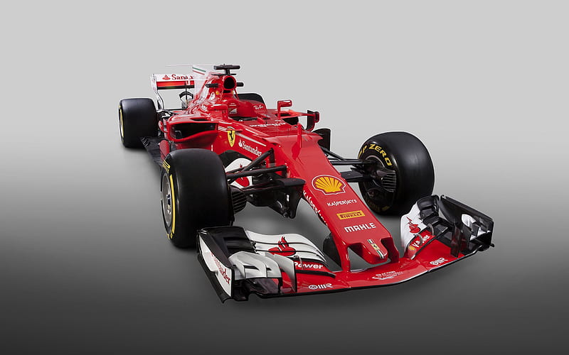 Formula 1, Ferrari SF70H, 2017, racing car, F1, race cars 2017, race, HD wallpaper