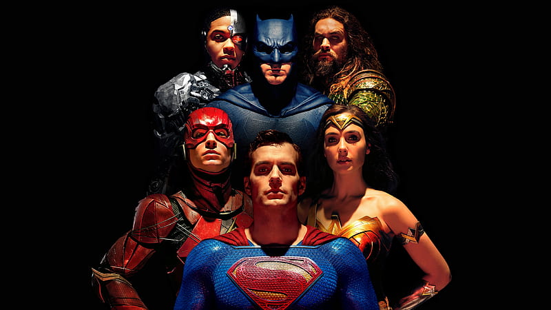 Aquaman Batman Cyborg DC Comics Flash Justice League Superman Wonder Woman Justice League, HD wallpaper