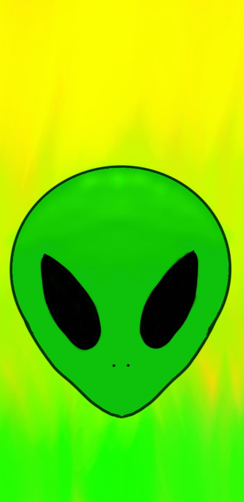 Er Arieno, alien, alieni, alieno, angry, brutto, extraterrestre, fatto male, green, theme, ufo, HD phone wallpaper