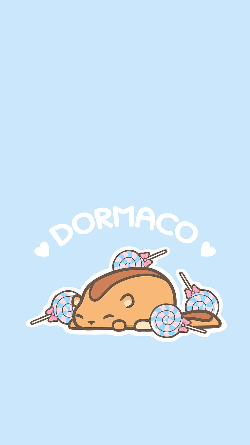 Lollipops Dormaco, cartoon, cute, cuteanimal, hamster, kawaii, kids, mouse, pastel, HD phone wallpaper