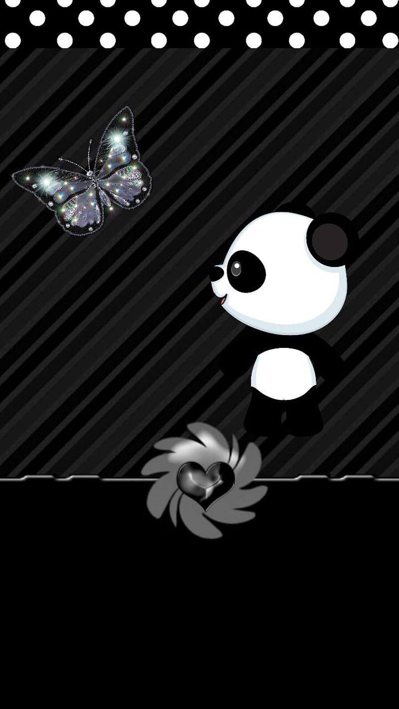 White Black Panda In Blue Light Background HD Panda Wallpapers | HD  Wallpapers | ID #53151