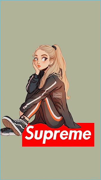 Supreme with cheap girl