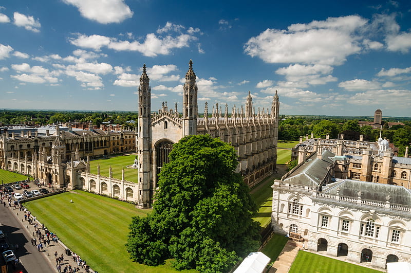 Man Made, Cambridge, Chapel, College, England, University, HD wallpaper