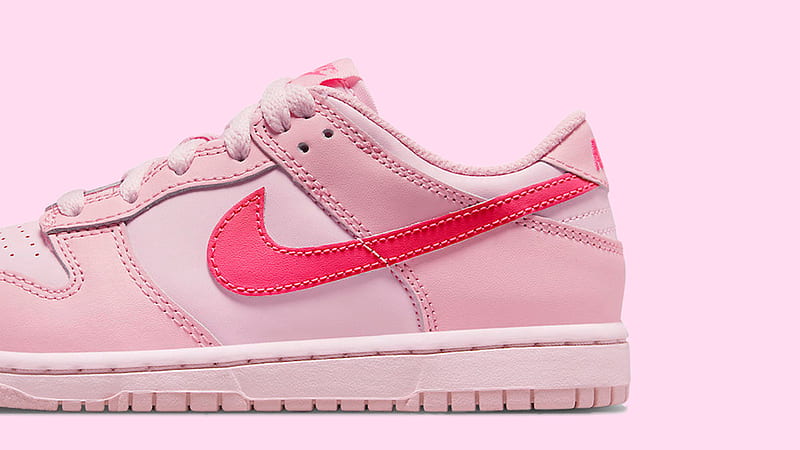 The Nike Dunk Low GS Triple Pink the Pair We've Yet. Nike Huarache Basketball, HD wallpaper | Peakpx