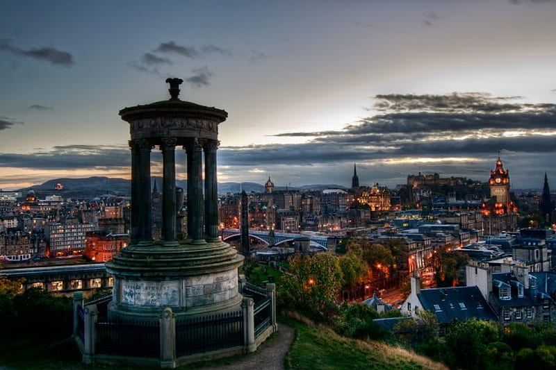 Edinburgh - Scotland, Calton Hill, Edinburgh, Scotland, Scottish, HD wallpaper