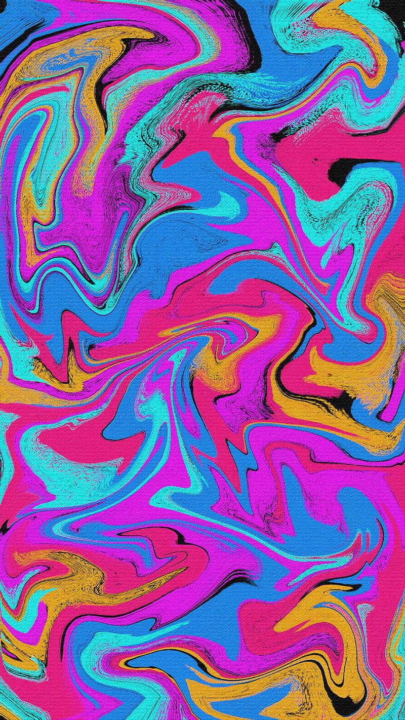 liquefy texture, abstract, abstracted, acryl, acrylic, benzin, black, blue, bright, color, colorfull, colors, fluid, fluids, green liquid, liquidity, liquify, liquor, mint, orange, pattern, pink, purple, red, saturated, turquoise, water, wave, waves, HD phone wallpaper