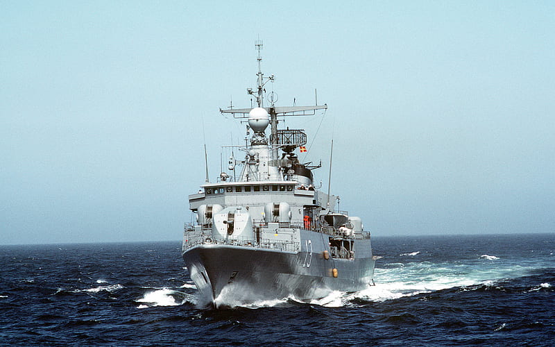 ARA Sarandi, D-13, destroyer, Argentine Navy, argentine warship, warships, Argentina, seascape, HD wallpaper