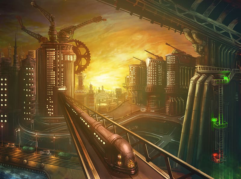 Sci Fi, Steampunk, HD wallpaper
