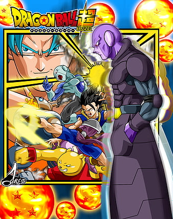 Goku and Hit, dragon ball super, universe 6, universe 7, HD phone wallpaper