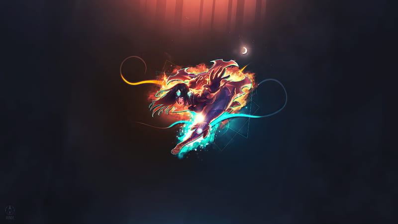 Mythmaker Sivir LoL Skin Splash Art 4K Wallpaper iPhone HD Phone