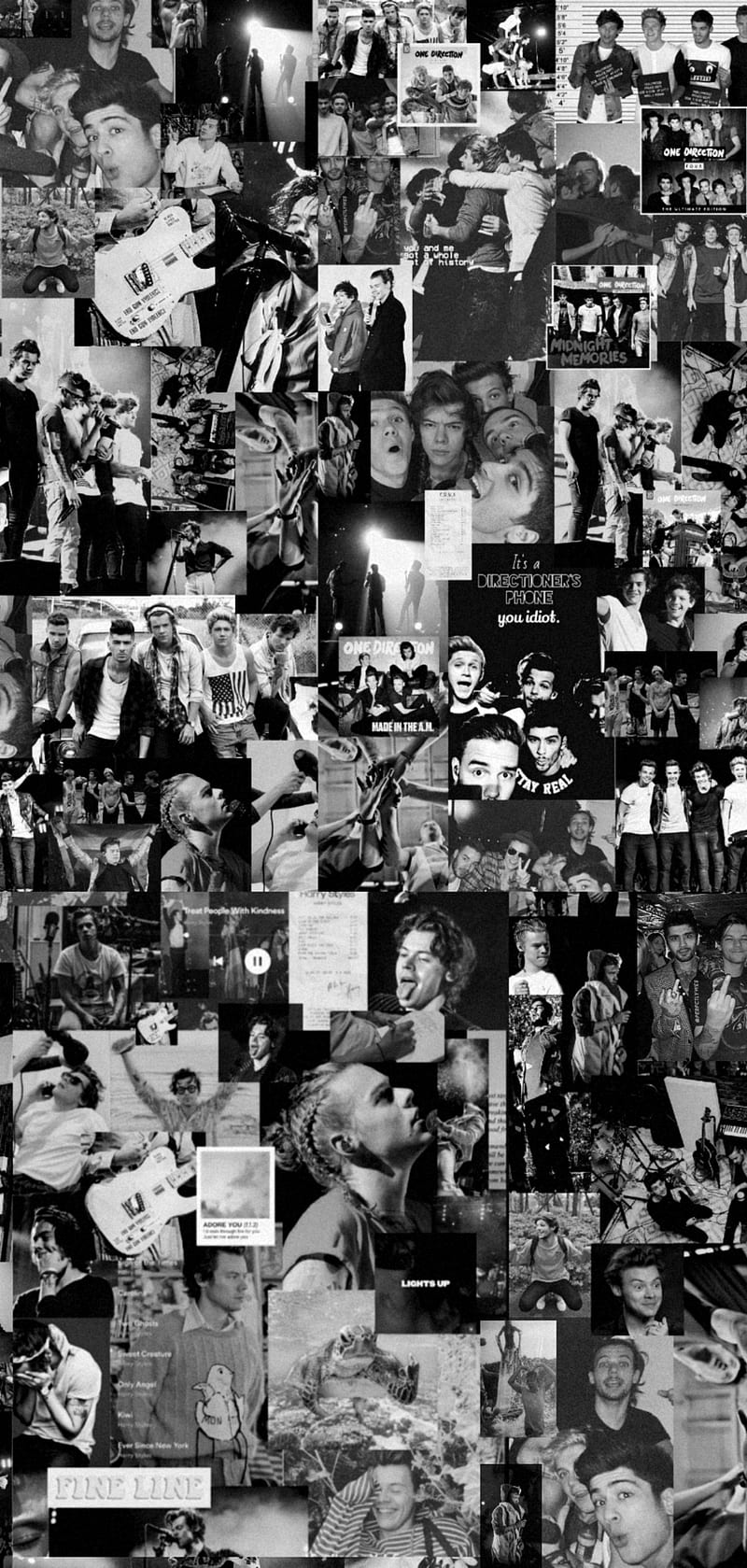 One direction bw, black and white, boyband, harrystyles, liam payne, louis tomlinson, niall horan, onedirectio, onedirection black, zayn malik, HD phone wallpaper