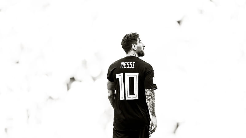 Lionel Messi Monochrome Laptop Full , , Background, and, HD wallpaper