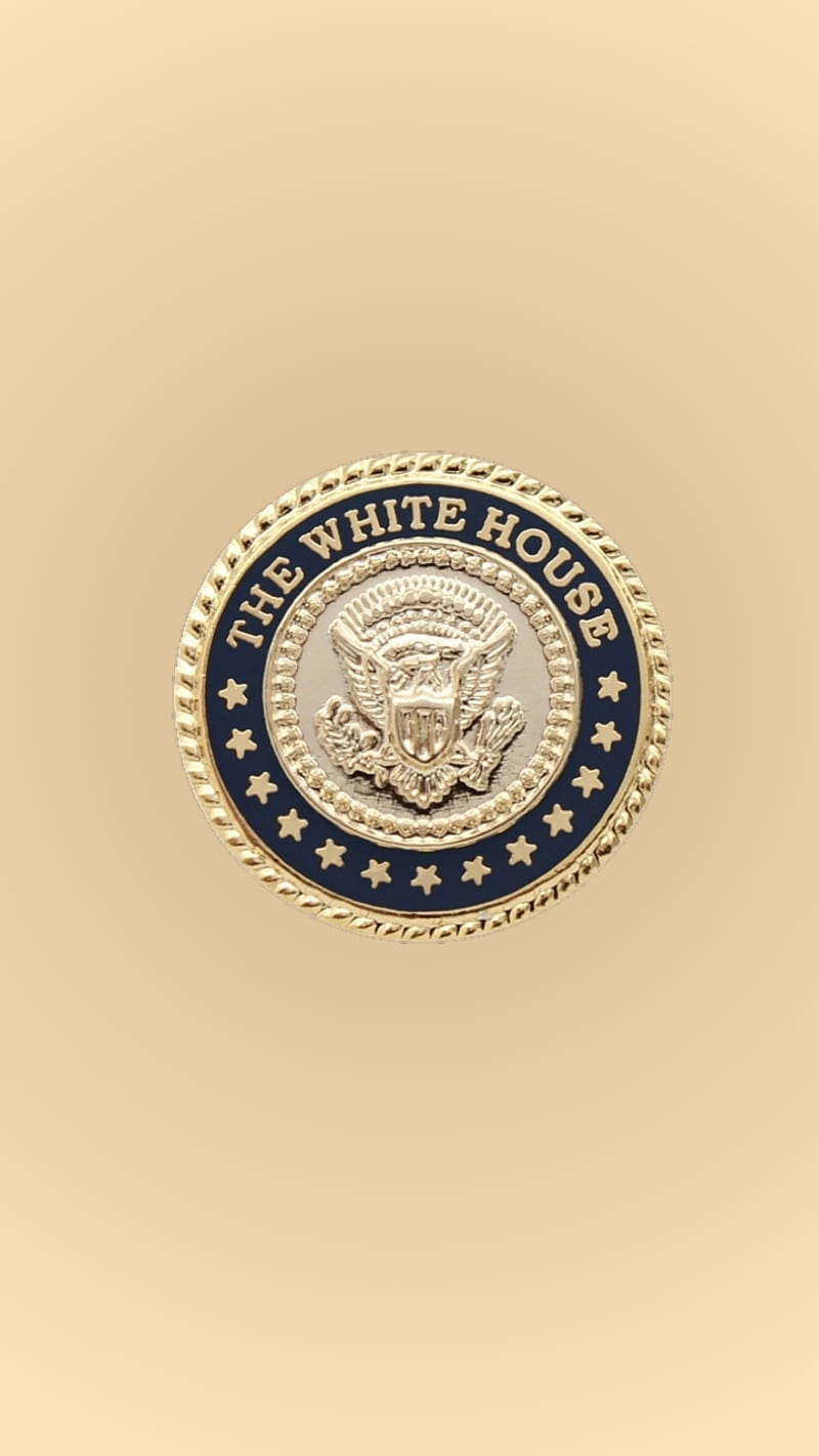 White House, badge, oval office, HD phone wallpaper