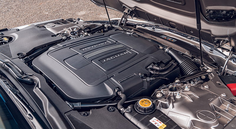 2021 Jaguar F-TYPE Coupe R-Dynamic P450 AWD (Color: Eiger Grey) - Engine , car, HD wallpaper
