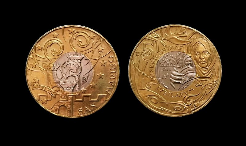San Marino 5 Euro coin, San Marino, Numismatics, Euro, Coin, HD wallpaper