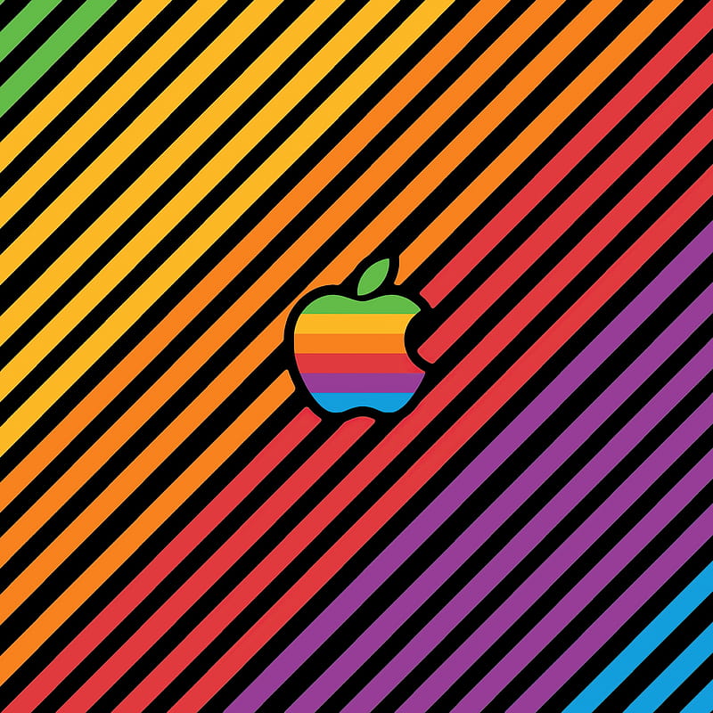 Apple logo Colorful background Technology Pride HD phone wallpaper   Peakpx