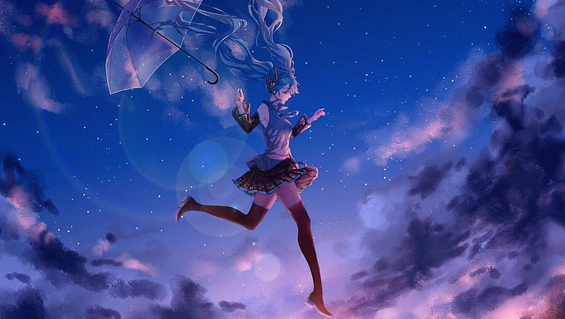 Hatsune Miku Vocaloid Laptop Anime  and Background HD wallpaper  Peakpx