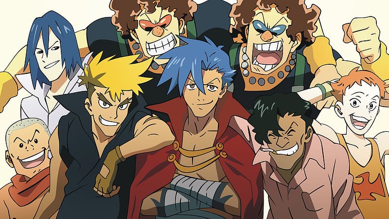 Desktop Wallpaper Tengen Toppa Gurren Lagann, Anime, Art, Head, Hd Image,  Picture, Background, E8df0d