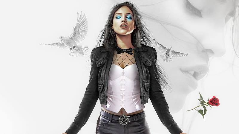 Eiza Gonzalez As Zatanna, zatanna, eiza-gonzalez, superheroes, artist, artwork, digital-art, HD wallpaper