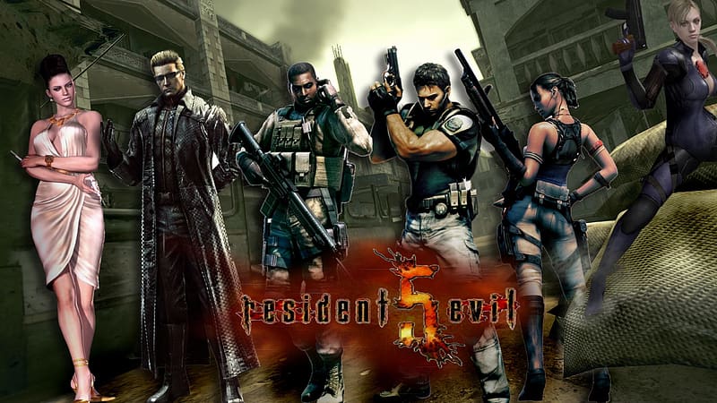 Resident Evil, Warrior, Video Game, Gun, Resident Evil 5, HD wallpaper