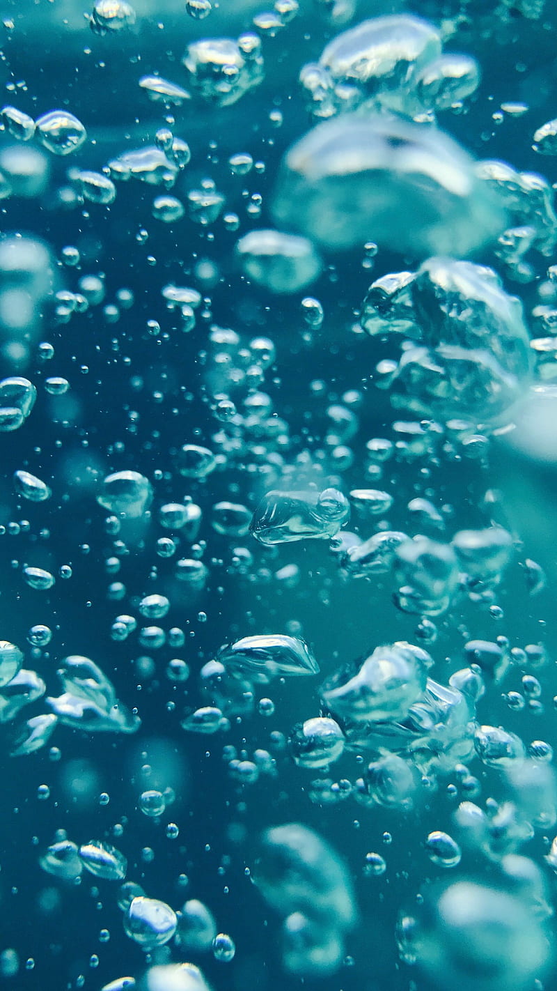 Bubbles, Bubbles, Natures, “Water” “Pool” “Sea” “Capture” “Lake” “Nature” “ Bubbles” “Bubble” “Blue” “Dark”, HD phone wallpaper