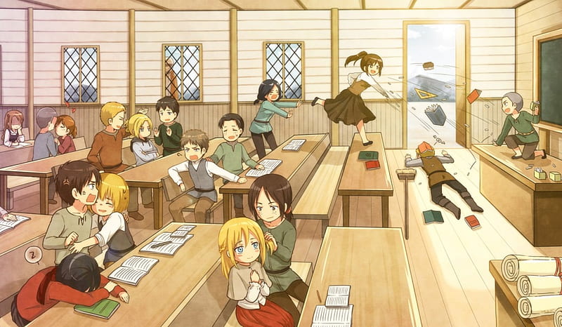 Cute Classroom Background/ Classroom Animated Background