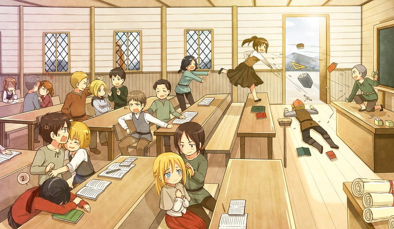 Cute Classroom Background/ Classroom Animated Background 