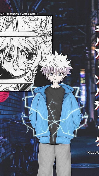 Killua, anime, hunter x hunter, hxh, HD phone wallpaper