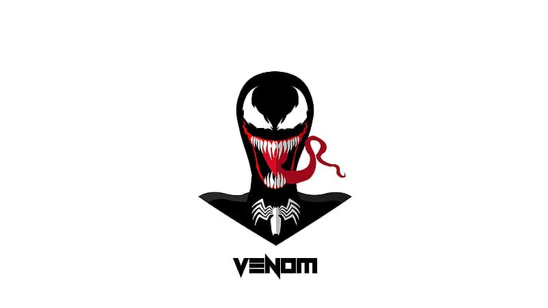 Venom Movie Minimalism, venom-movie, venom, 2018-movies, movies, poster, artist, artwork, artstation, HD wallpaper