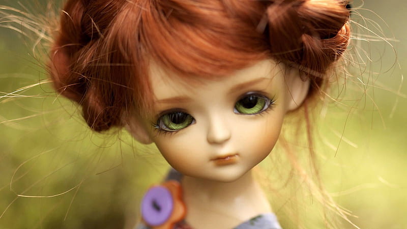 Redhead Green Eyes Barbie Doll Barbie, HD wallpaper