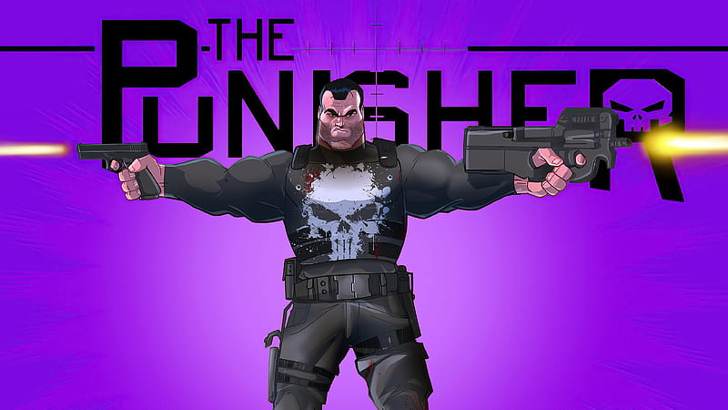 The Punisher, punisher, artwork, superheroes, artist, artstation, HD wallpaper