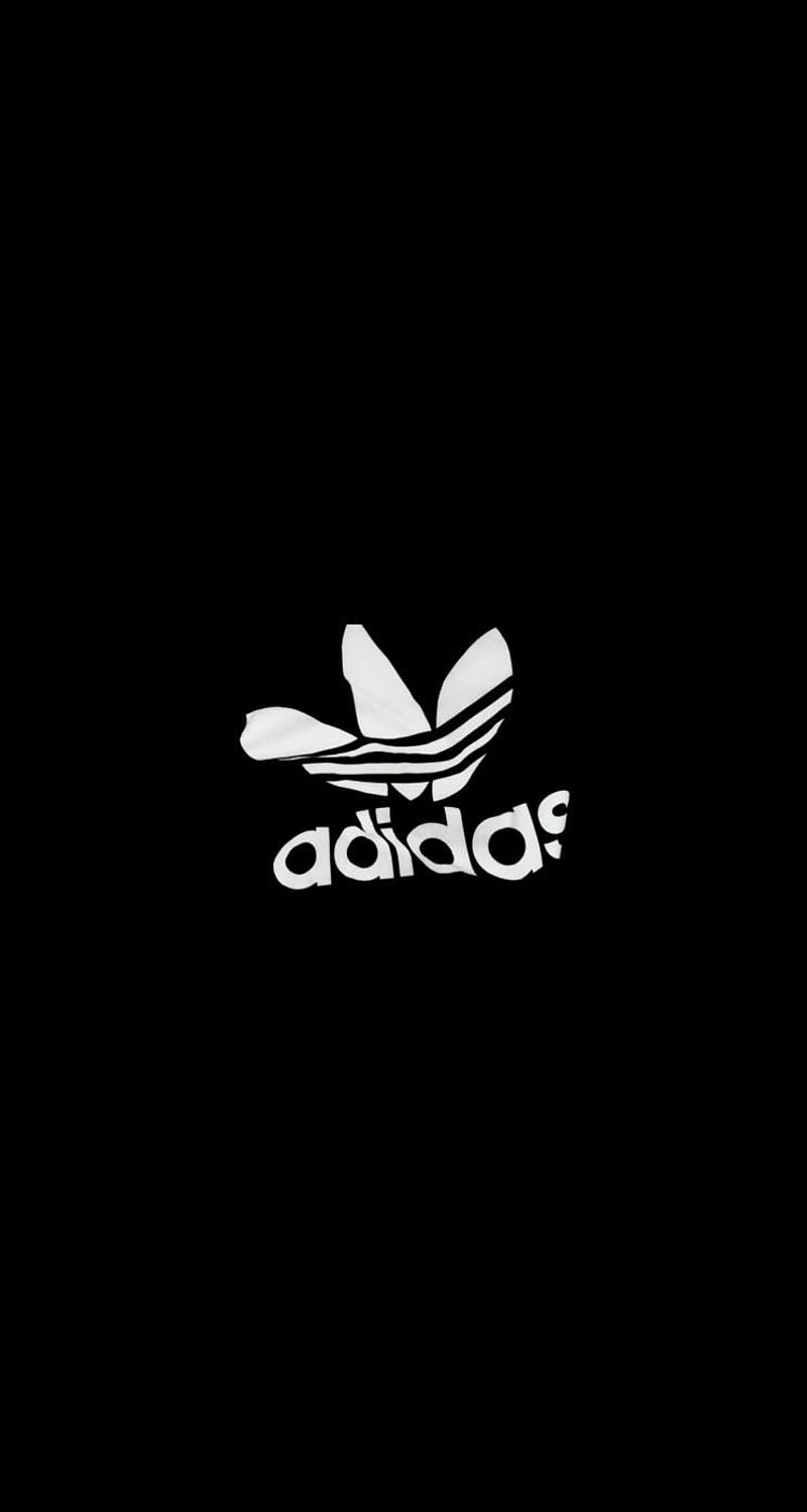 Adidas Original Black and White, Black and White Sports, HD phone wallpaper