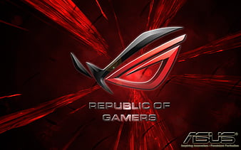 Asus republic of gamer, 09, red, 01, eye, asus, 2011, HD wallpaper | Peakpx